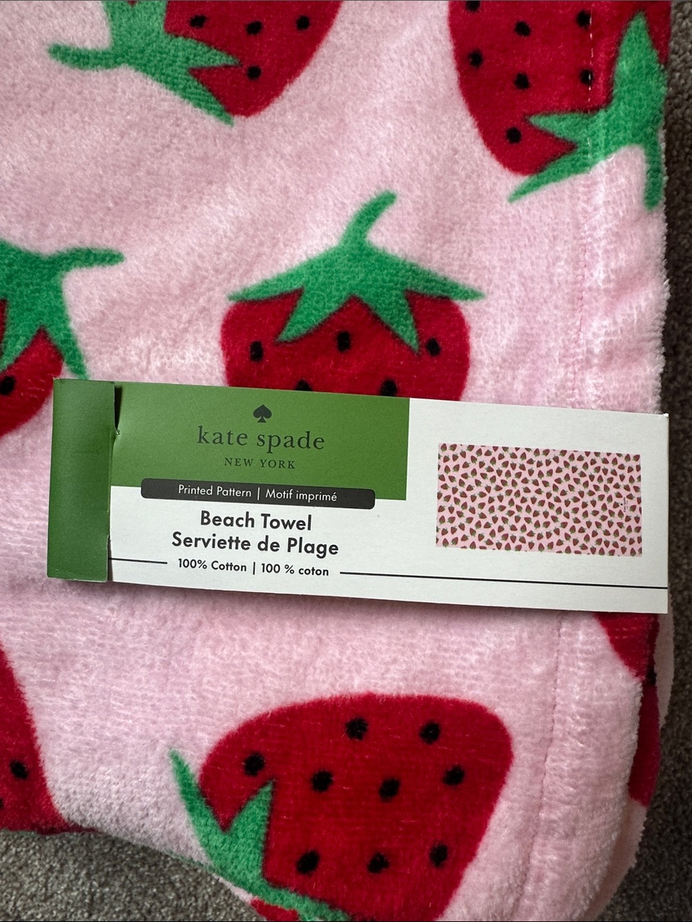 Nwt Kate spade beach towel - Picture 2 of 5